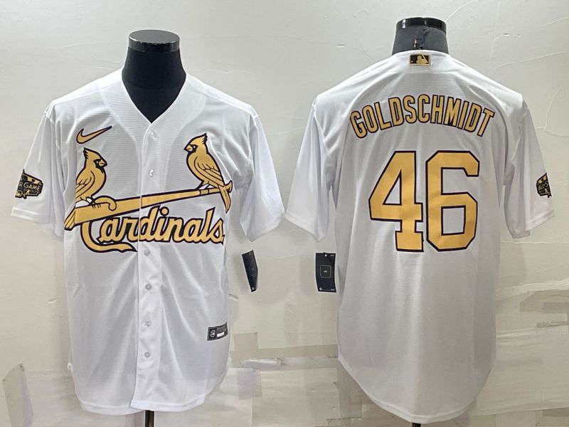 Men St.Louis Cardinals #46 Goldschmidt White 2022 All Star Game Nike MLB Jerseys->2022 sacai x vapor waffle->Sneakers